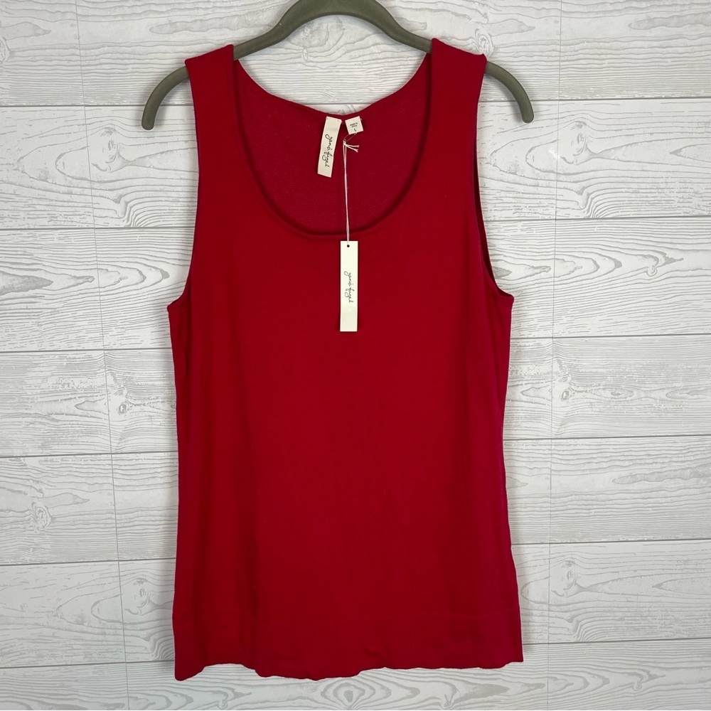 Yansi Fugel Pink Tank Top Size Large NWT